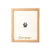 Framed Ink Paw Print with Engraving