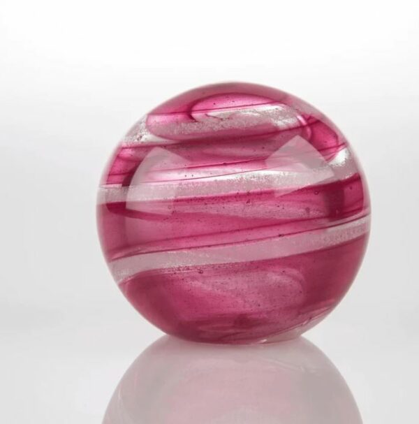 Ruby Ribbon Sphere
