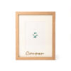 Framed Ink Paw Print with Engraving - Image 8