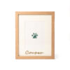 Framed Ink Paw Print with Engraving - Image 7