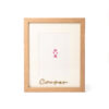 Framed Ink Paw Print with Engraving - Image 6