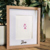 Framed Ink Paw Print with Engraving - Image 3